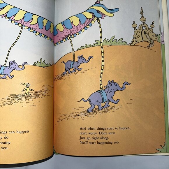 OH, THE PLACES YOU'LL GO! by Dr. Seuss - 1990 True First Ed. HC/DJ RARE! - Picture 10 of 16